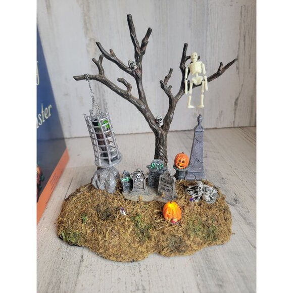 Lemax Caged Monster spooky hollow village Halloween animated - Picture 3 of 8